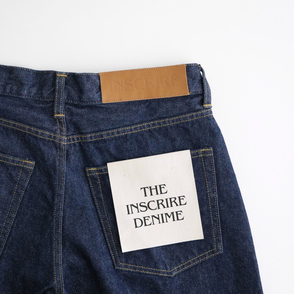 Wide Denim Pants #INDIGO [ID-PT61]