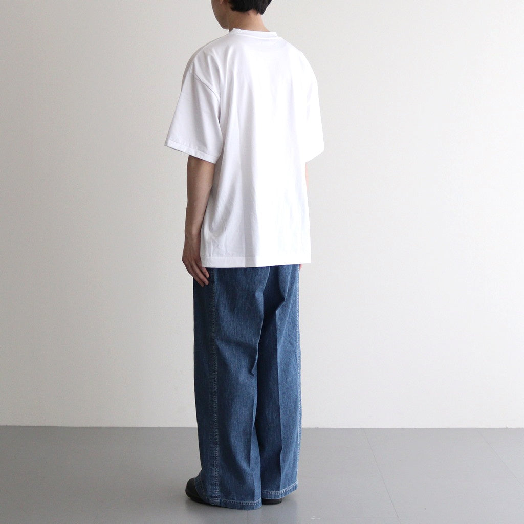 SUVIN 60/2 OVERSIZED T-SHIRT #WHITE [KKAGGM0015]