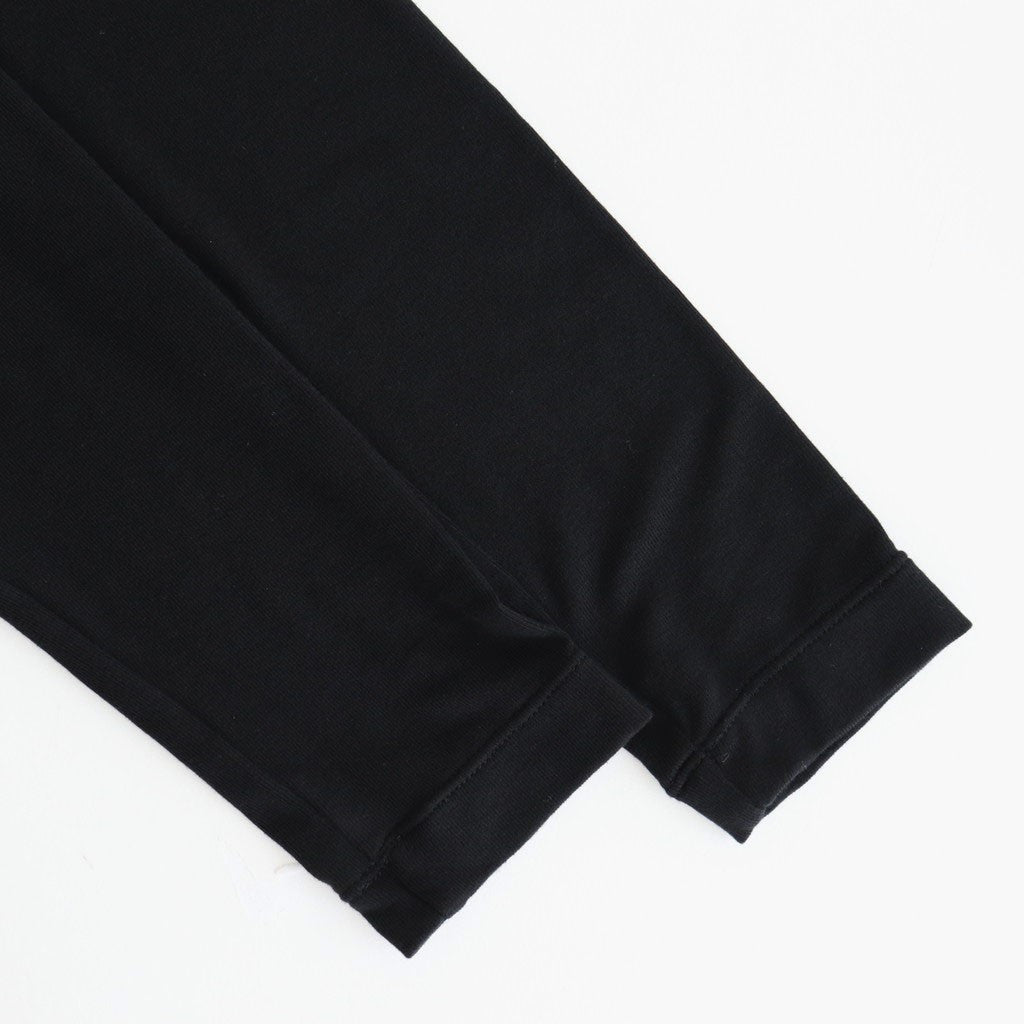 NTSNT - シルキーテンセル・ベアフライス タートルネックカットソー #95 Black [SN_NC0202TN]