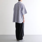 CORPORATE UNIFORM S/S SHIRT #BLUE STRIPE [FSC252-50009B]