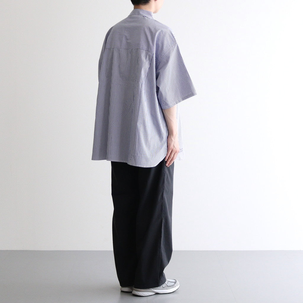 CORPORATE UNIFORM S/S SHIRT #BLUE STRIPE [FSC252-50009B]