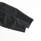 BLUEFACED WOOL JACKET #CHARCOAL NAVY STRIPE [A26AJ01BS]