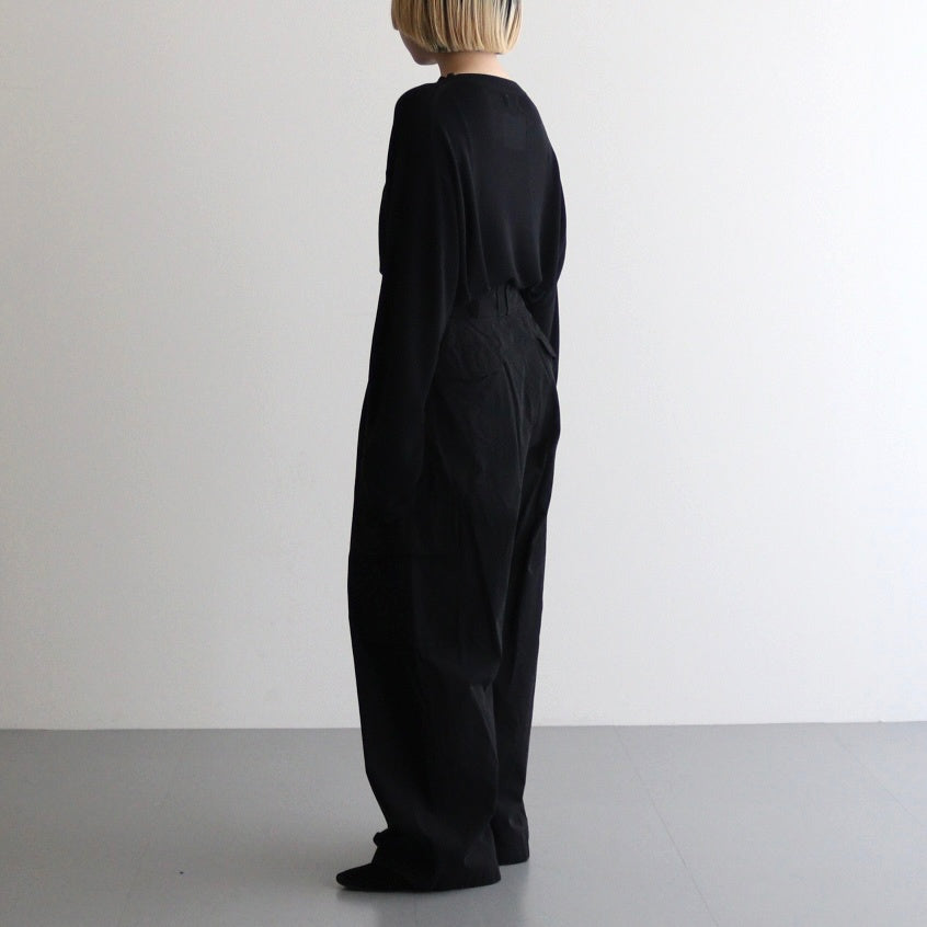 ORGANIC COTTON WEATHER M-47 CARGO PANTS #BLACK [PRAGGM0114]