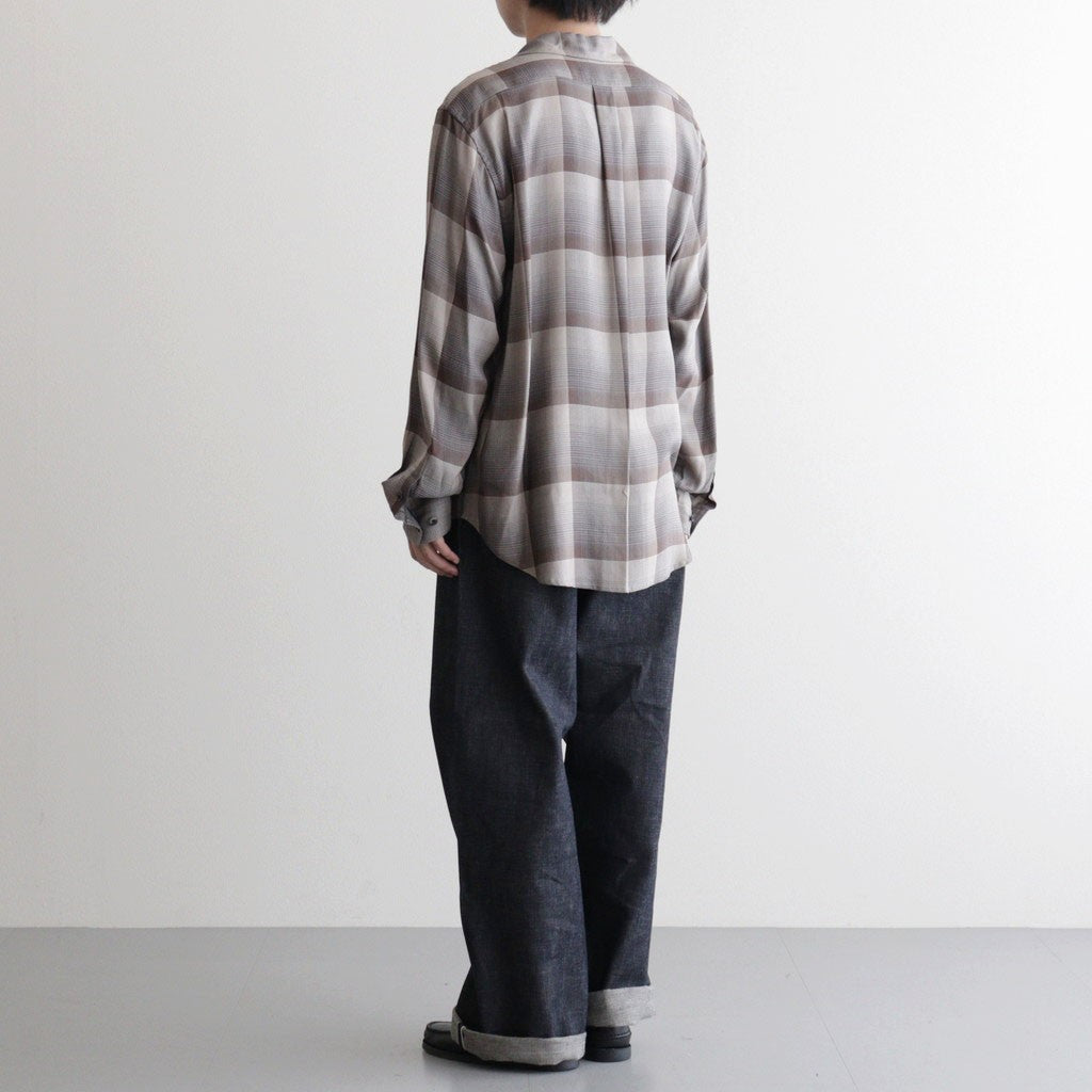 MODERN DENIM PANTS WIDE CUT #RIGID INDIGO [MODERN002]