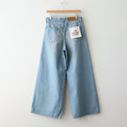 Used Denim Baggy Pants #LIGHT BLUE [ID-PT53]