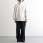 Half-Snap Sweatshirt #Heather Gray [OFH011PO61]