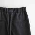 WOOL TROPICAL WIDE EASY PANTS #TOP GRAY [PRAGCW0110]