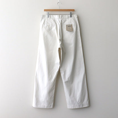 CHINO CLOTH PANTS WIDE #white [14652]