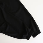 SUPER FINE TROPICAL WOOL ZIP BLOUSON #BLACK [A25SB01MT]