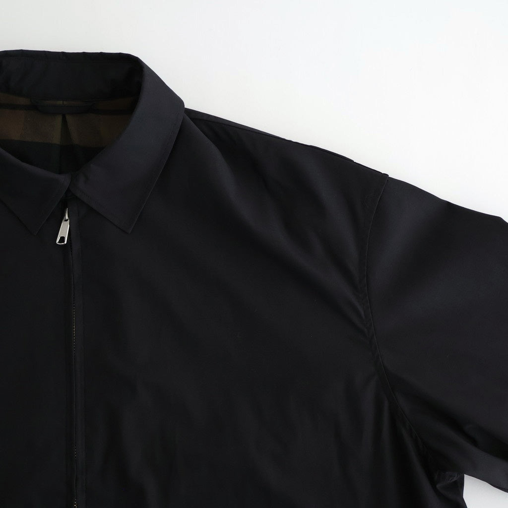 POWDER COTTON SWING TOP BLOUSON #BLACK [FSC254-30061]