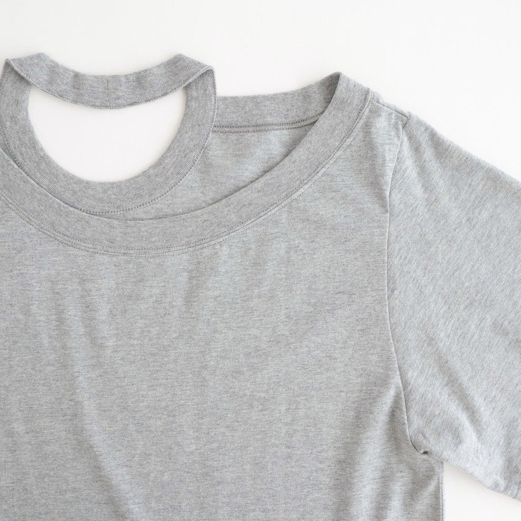 Raffy Gauze 2-Way T-Shirt #LT.GREY [I26SS-CUT9]