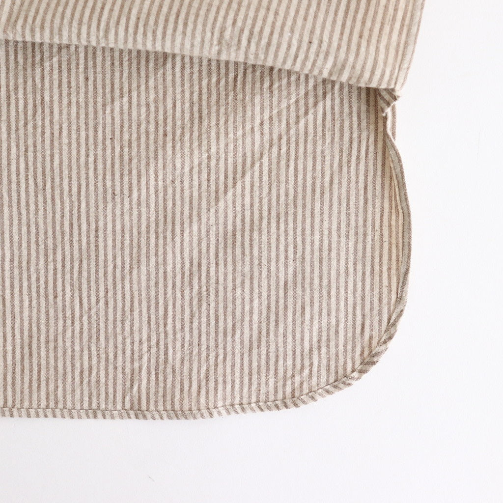 BUTTON SHIRT PULLOVER #brown-st [45110]