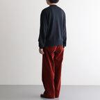 HIGH TWIST LIGHT SWEAT P/O #INK BLACK [A26SP02MU]