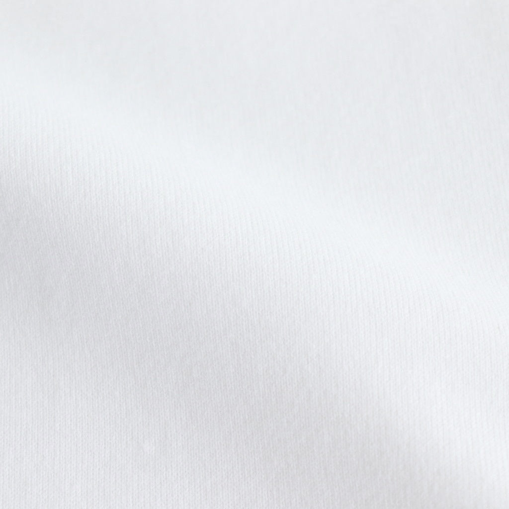 綿天竺 製品プリント長袖Tシャツ #WHITE [HP-T102-051]