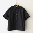 Solotex Twill S/S Oversized Box Shirt #BLACK [GM251-50323B]