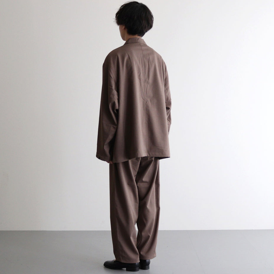 WOOLY TWILL JACKET #BROWN [FSC243-20177] - ciacura 三重県四日市市