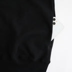 AZUMA Terry Pullover Polo Sweat #BLACK [GU263-70251B]