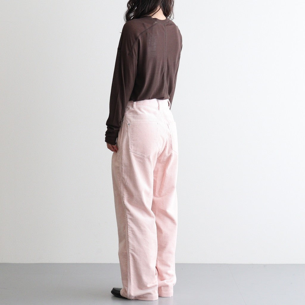 Chunky Corduroy Pants #B/PNK [12610703]