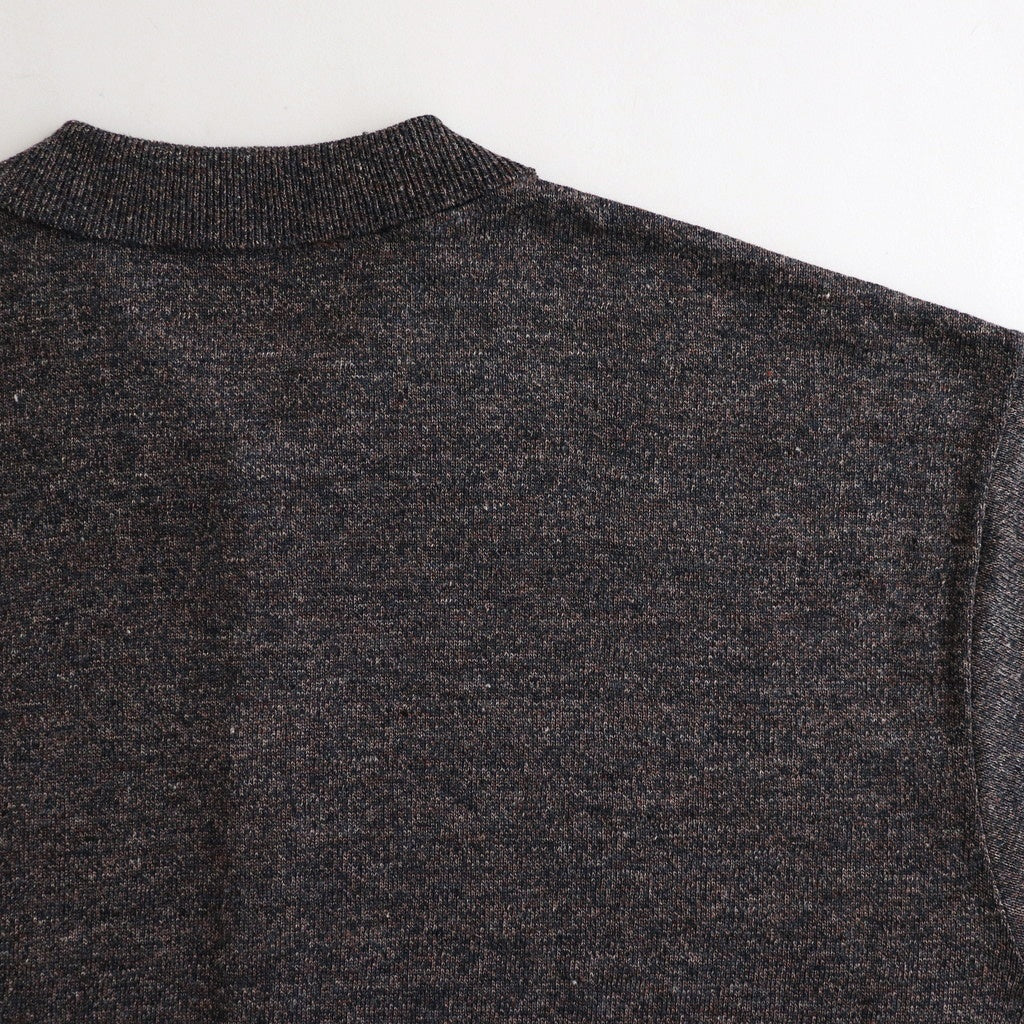 Linen S/S Shirt #Navy [2501-014]