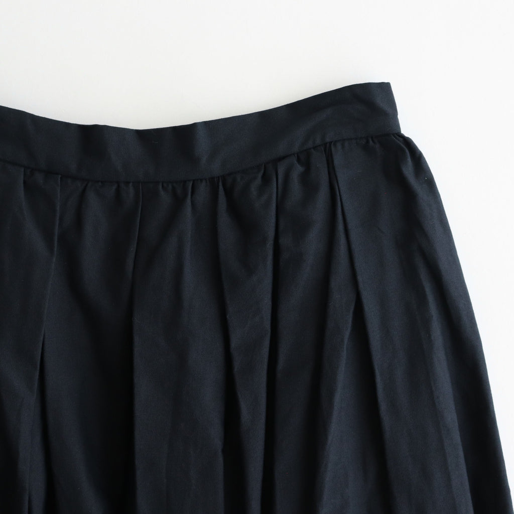 tuck skirt #d.navy [95635]