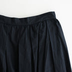 tuck skirt #d.navy [95635]