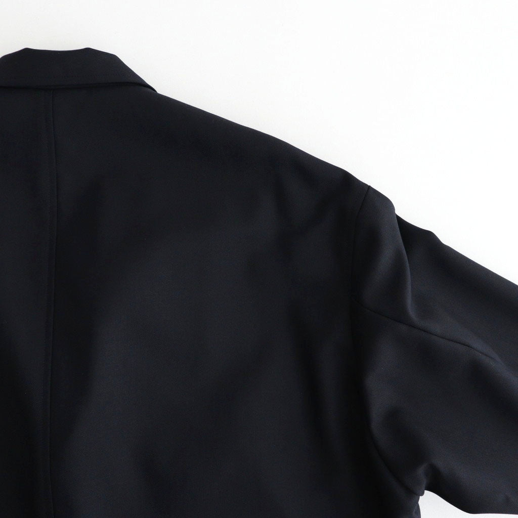 WOOL SERGE COLLEGE BLAZER #NAVY [FSC261-10212]