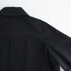 LIGHT WOOL MAX GABARDINE COAT #TOP BLACK [A26SC06MG]