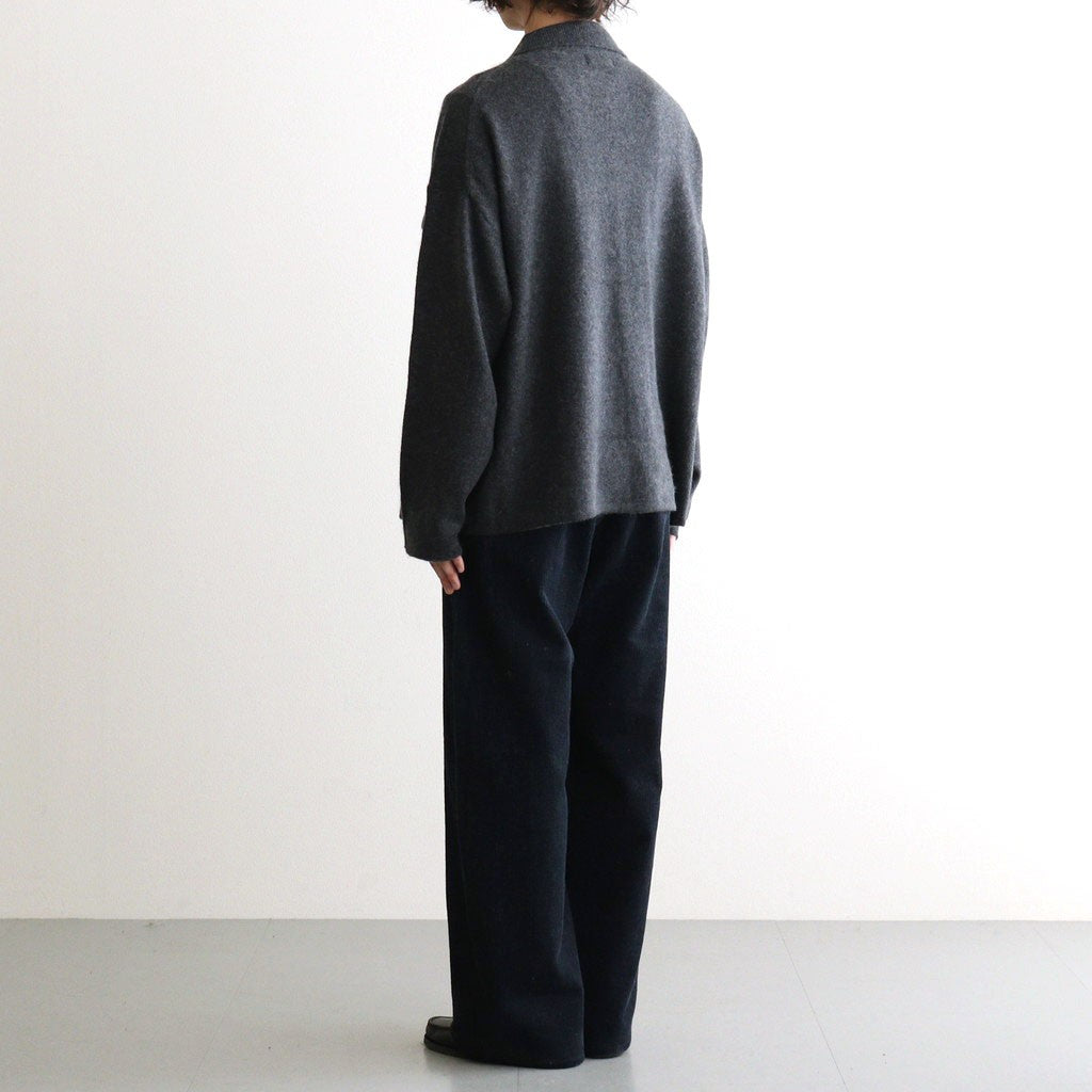 COMFORT TOUCH KNITTING SHIRTS #CHARCOAL GRAY [N0054]