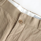 CHINO CLOTH PANTS WIDE #KHAKI [12654]
