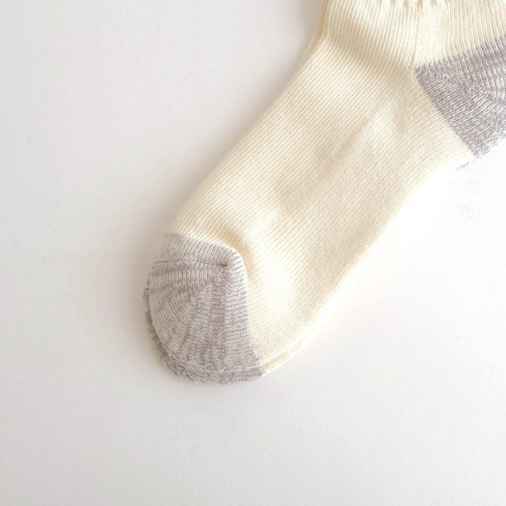 COARSE RIBBED OLDSCHOOL CREW SOCKS #D.GREEN/YELLOW [R1255-SS26]