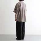 HRAFTeX S/S STRIPE SHIRT #BROWN STRIPE [FSC262-50008]
