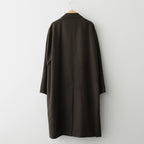 BABY CAMEL FLANNEL COAT #DARK BROWN [A25AC01BF]