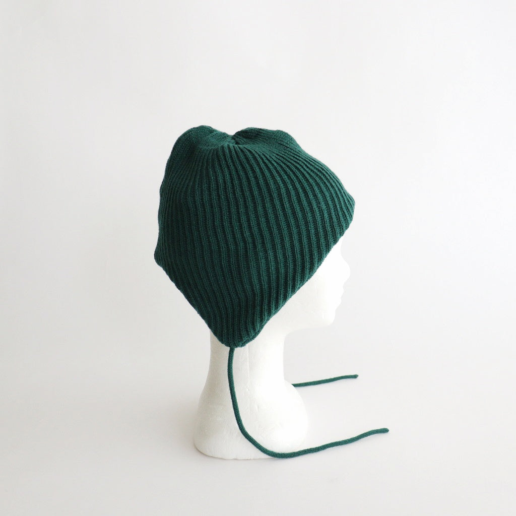 EAR FLAP BEANIE #D.GREEN [R5115-AW25]