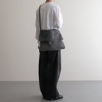 pig flap shoulder bag big #dark gray [ur-rb-pfb]