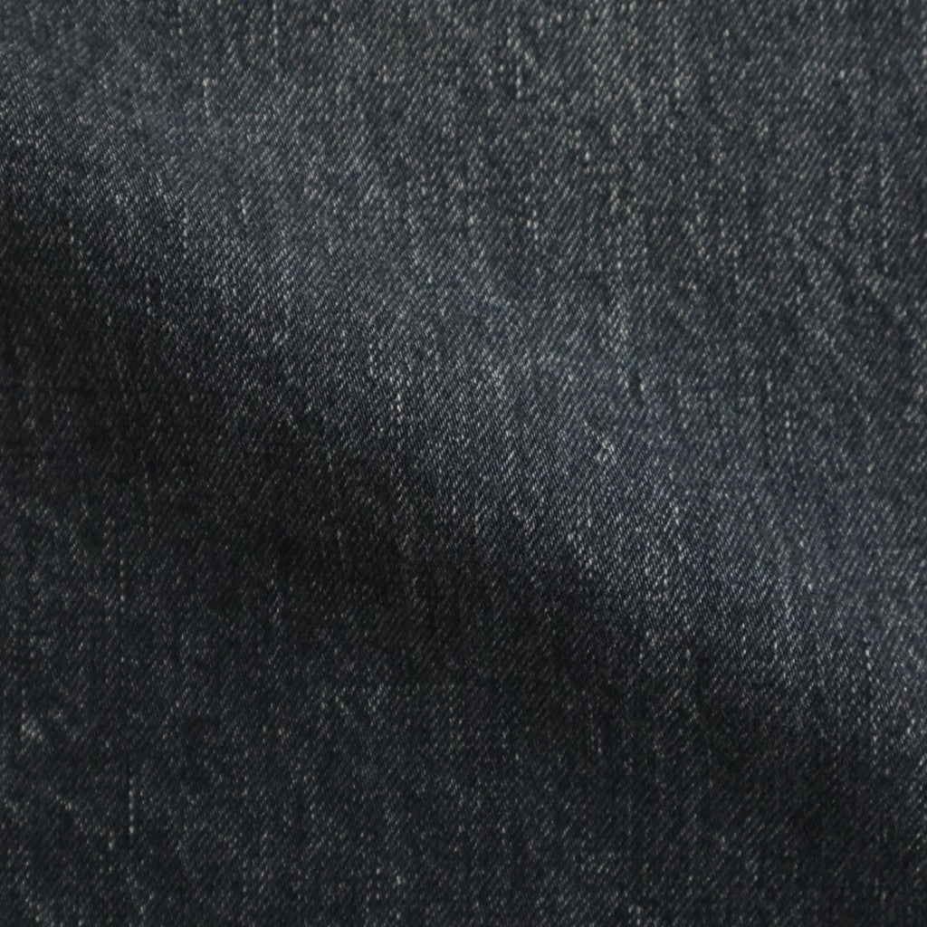 ROUND DENIM PANTS #BLACK [ST.1572]