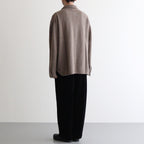 Compact Velour Easy Pants #BLACK [GM253-70406]