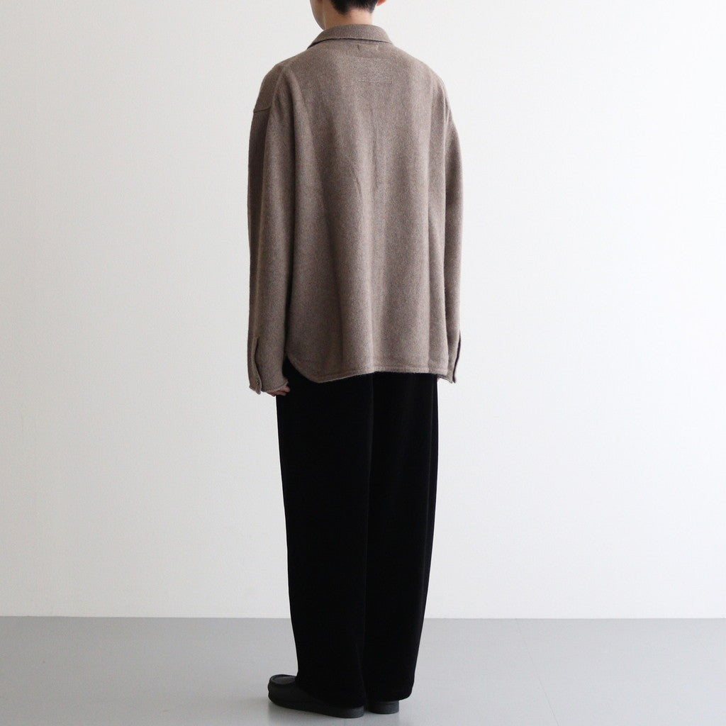 Compact Velour Easy Pants #BLACK [GM253-70406]