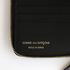 二つ折りZIP財布 - TRIPLE STITCH #Black [8Z-S210-051]