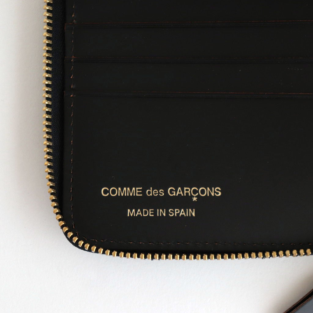 二つ折りZIP財布 - TRIPLE STITCH #Black [8Z-S210-051]