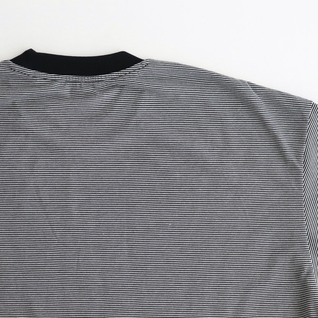 MICRO BORDER S/S TEE #WHITE × BLACK [FSC251-70115]