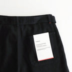 Selvage Denim Belted Pants #BLACK_WASHED [GU253-40064RB]