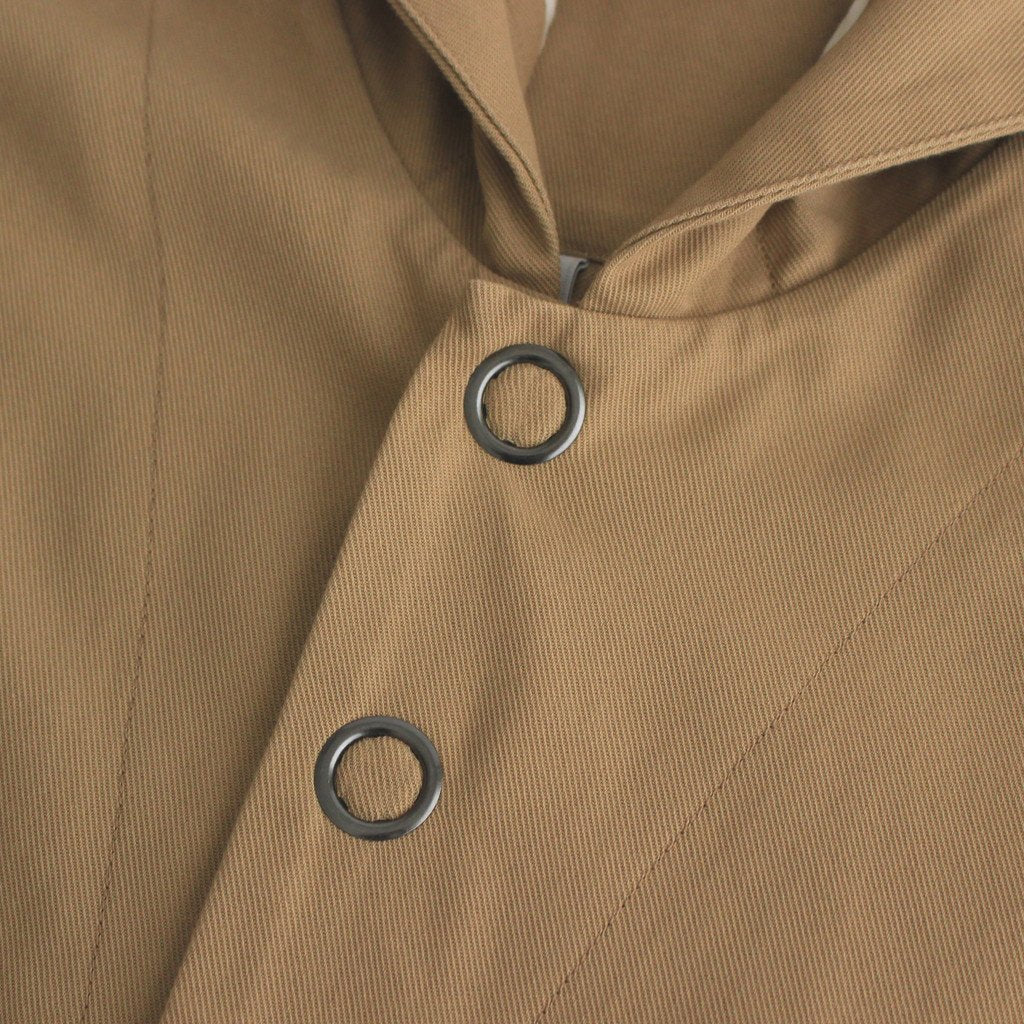 FFBSCT | 強撚コットンヘヴィーカルゼ フードコート#CHINO BEIGE [CW_FR131CT]