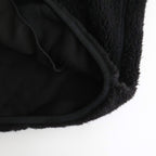 Wool Boa Zip-Up Blouson #BLACK [GU253-30474]