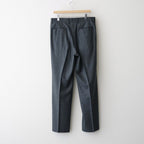 SUPER LIGHT WOOL TWO-TUCK SLACKS #TOP CHARCOAL [A26AP03OS]