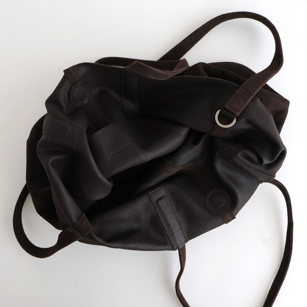 3WAY LARGE TOTE （OIL SUEDE） #DARK CHOCO [L-1]