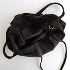 3WAY LARGE TOTE （OIL SUEDE） #DARK CHOCO [L-1]