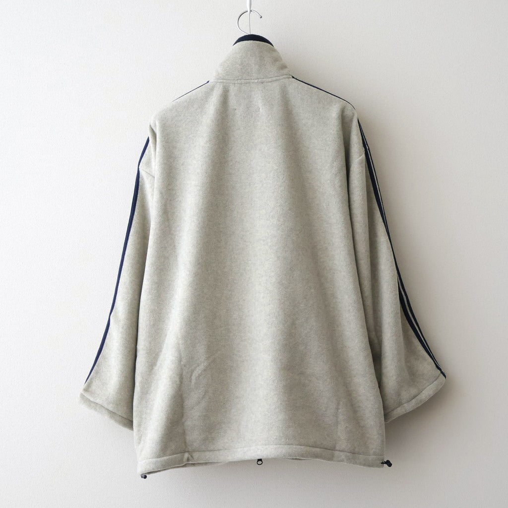 Fleece Loose Fit Track Jacket #OATMEAL [I25AW-BC120]