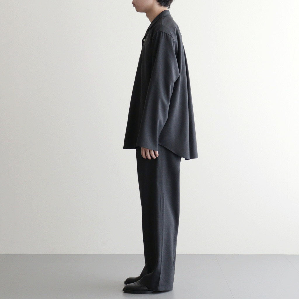 Wool Lounge Shirt #Dark Gray [OFH010SH21]