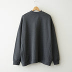 ワイドSWトレーナー #HEATHER CHARCOAL [D226-T1158]