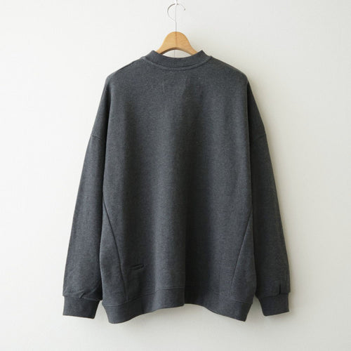 ワイドSWトレーナー #HEATHER CHARCOAL [D226-T1158]